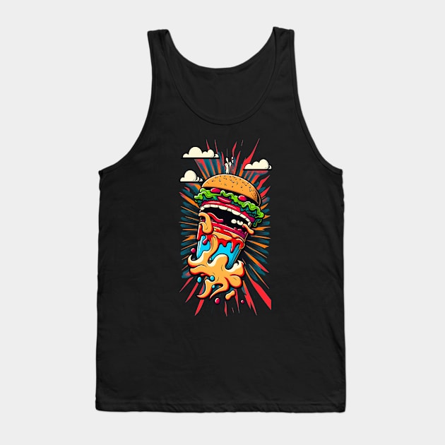 Hamburger lover Tank Top by Greeck